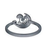 Moon Mushroom Ring