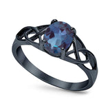 Oval Celtic Trinity Knot Ring
