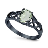 Oval Celtic Trinity Knot Ring