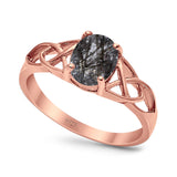 Oval Celtic Trinity Knot Ring