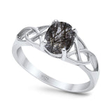 Oval Celtic Trinity Knot Ring