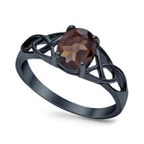 Oval Celtic Trinity Knot Ring