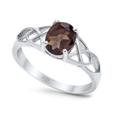 Oval Celtic Trinity Knot Ring