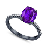 Art Deco Oval Natural Stone Wedding Ring