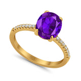 Art Deco Oval Natural Stone Wedding Ring