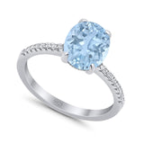 Art Deco Oval Natural Stone Wedding Ring