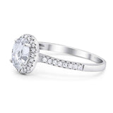 Art Deco Oval Natural Stone Wedding Ring