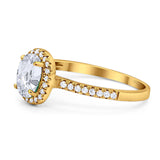 Art Deco Oval Natural Stone Wedding Ring