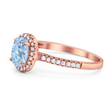 Art Deco Oval Natural Stone Wedding Ring