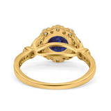 Art Deco Halo Engagement Ring