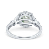 Art Deco Halo Engagement Ring