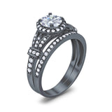 Art Deco Two Piece Bridal Ring