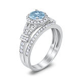 Art Deco Two Piece Bridal Ring