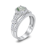 Art Deco Two Piece Bridal Ring