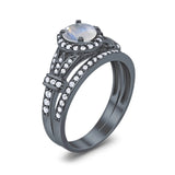 Art Deco Two Piece Bridal Ring