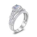 Art Deco Two Piece Bridal Ring
