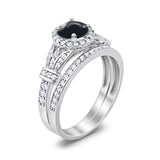 Art Deco Two Piece Bridal Ring