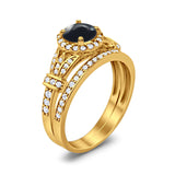 Art Deco Two Piece Bridal Ring