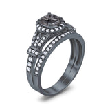 Art Deco Two Piece Bridal Ring