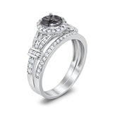 Art Deco Two Piece Bridal Ring