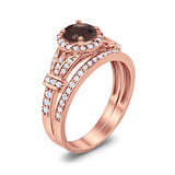 Art Deco Two Piece Bridal Ring