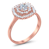 Round Natural Stone Cocktail Ring