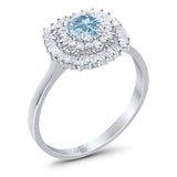 Round Natural Stone Cocktail Ring