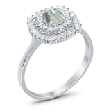 Round Natural Stone Cocktail Ring