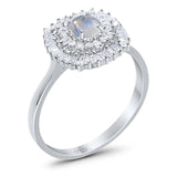 Round Natural Stone Cocktail Ring