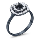 Round Natural Stone Cocktail Ring