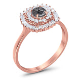 Round Natural Stone Cocktail Ring