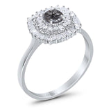 Round Natural Stone Cocktail Ring