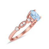 Art Deco Oval Marquise Style Ring