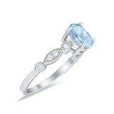 Art Deco Oval Marquise Style Ring