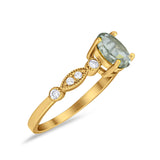 Art Deco Oval Marquise Style Ring