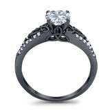 Vintage Style Round Natural Stone Ring