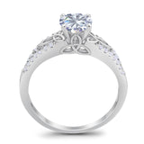 Vintage Style Round Natural Stone Ring