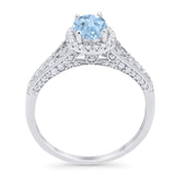 Vintage Style Oval Natural Stone Art Deco Ring