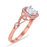 Art Deco Round Natural Stone Ring