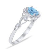 Art Deco Round Natural Stone Ring