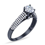 Vintage Style Round Natural Stone Ring