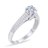 Vintage Style Round Natural Stone Ring