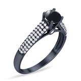 Vintage Style Round Natural Stone Ring