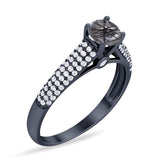 Vintage Style Round Natural Stone Ring