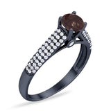 Vintage Style Round Natural Stone Ring