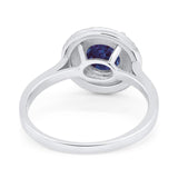 Vintage Style Round Natural Stone Ring