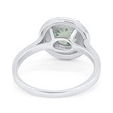 Vintage Style Round Natural Stone Ring