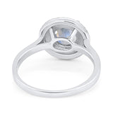 Vintage Style Round Natural Stone Ring