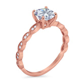 Vintage Style Round Natural Stone Ring