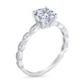 Vintage Style Round Natural Stone Ring